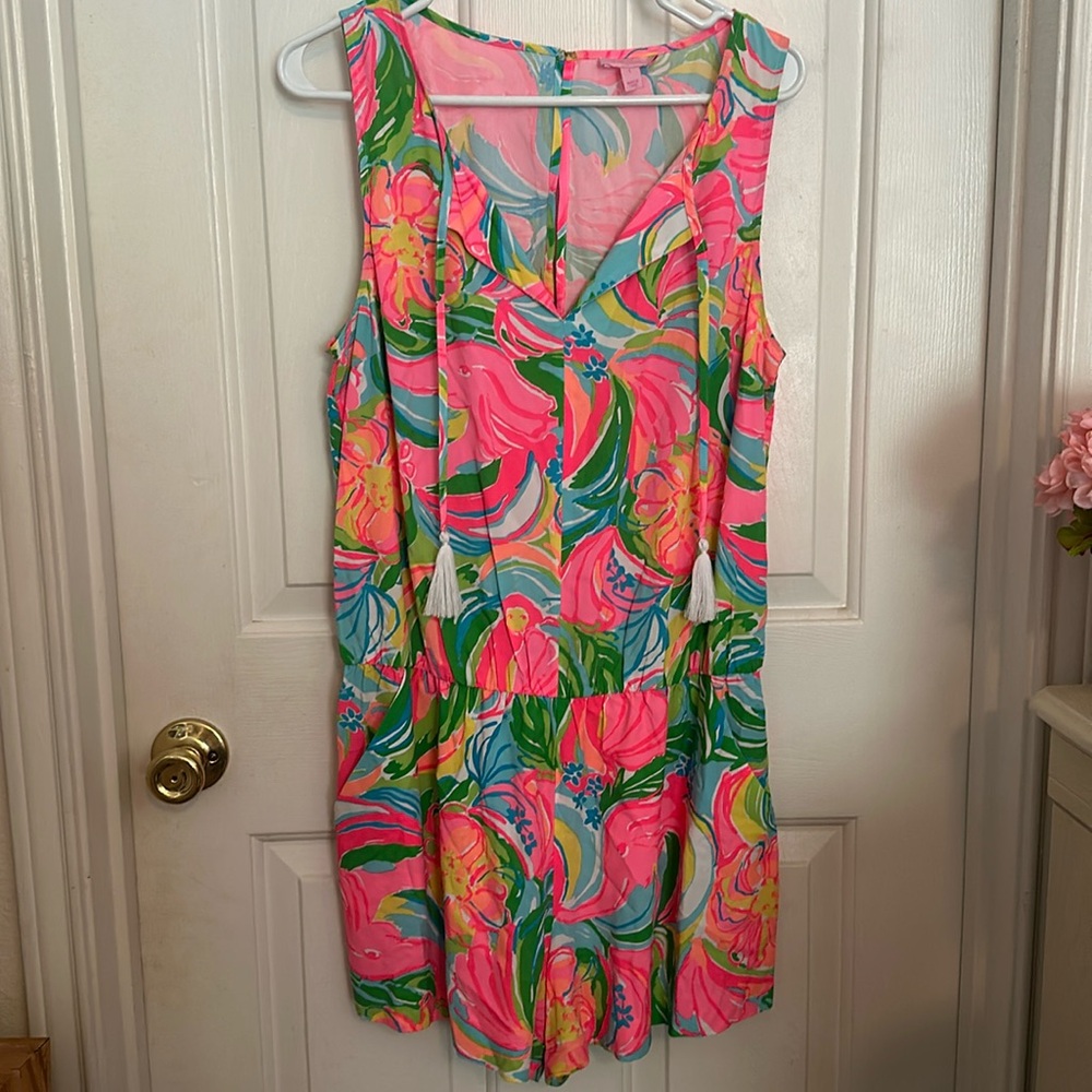 Lilly Pulitzer animal print romper